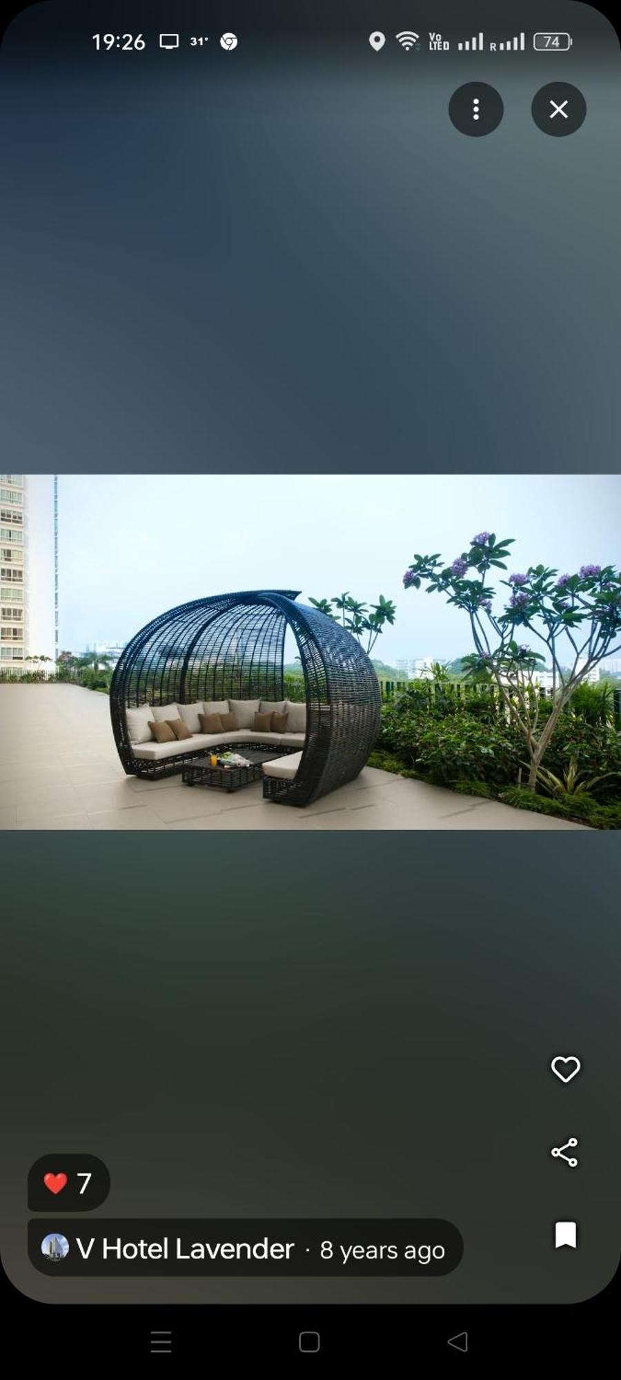 V Hotel Lavender Singapur Exteriér fotografie